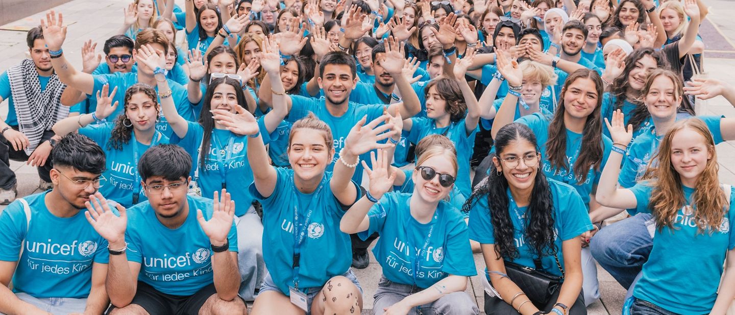 Gruppenbild während des JugendFestivals 2024.