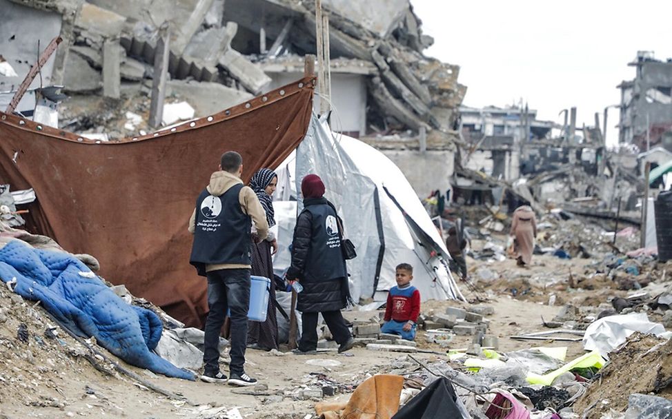 Im Februar wurden Hunderttausende Kinder im Gazastreifen gegen Polio geimpft.