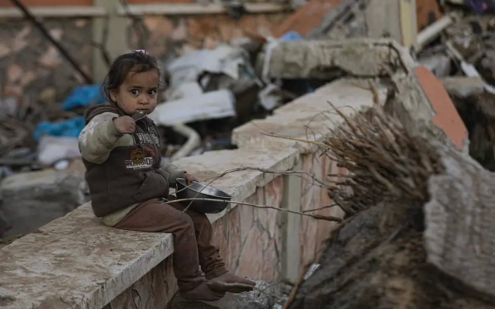 Alma (2) in Gaza-Stadt