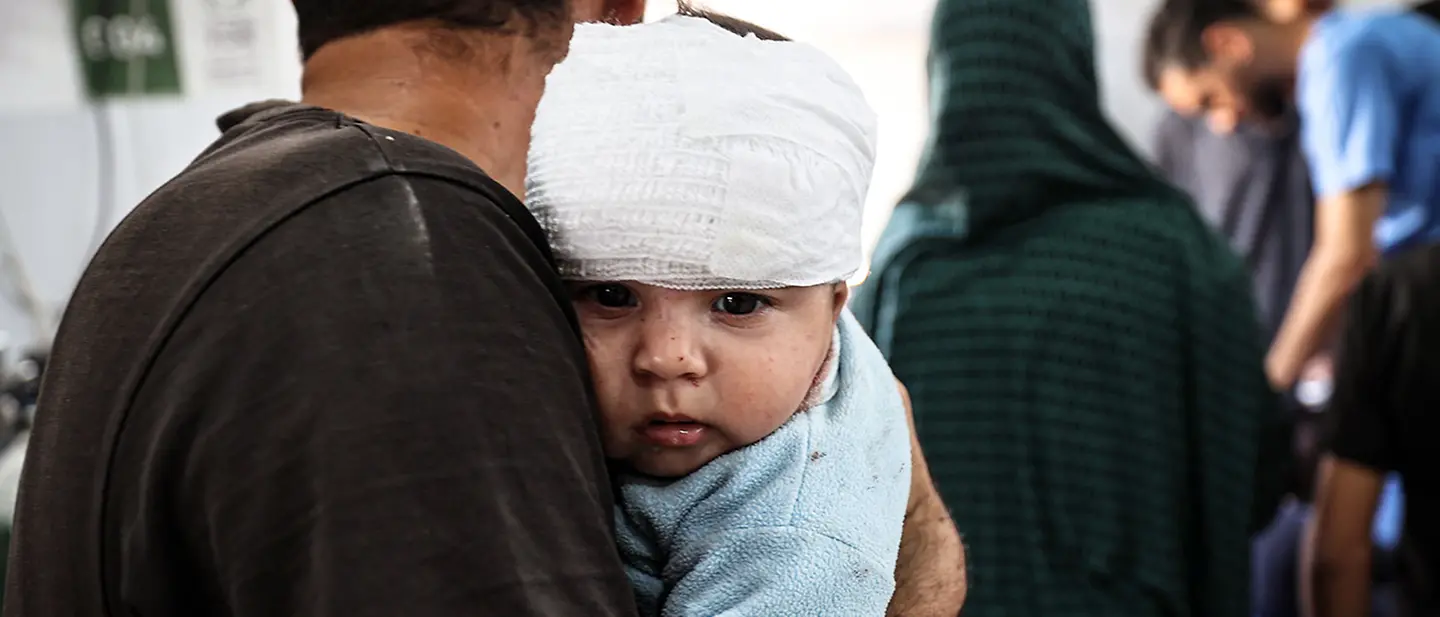 Gaza spenden: Kinder in Gaza werden getötet und verletzt. Viele leiden Hunger. 