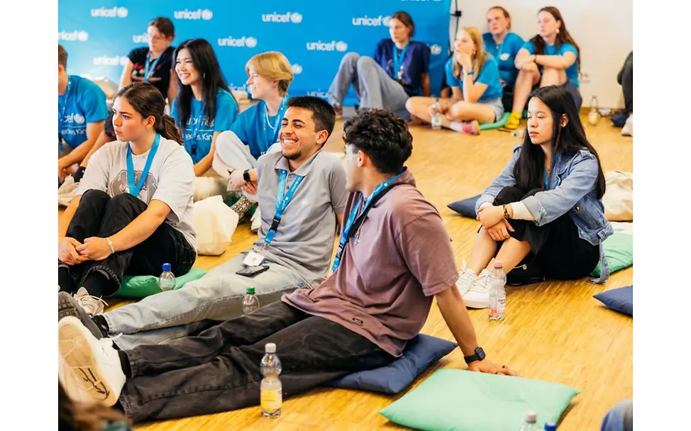 Das UNICEF Youth Festival | © UNICEF/Stroisch Teilnehmende des UNICEF Youth Festival in Mannheim.