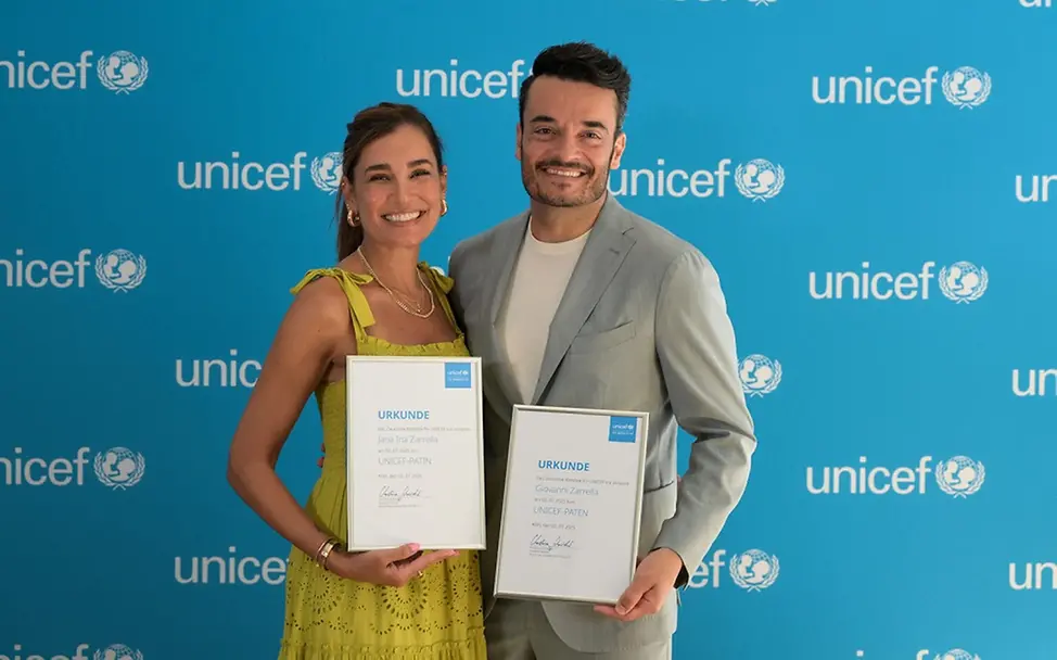 Jana Ina und Giovanni Zarrella UNICEF-Paten
