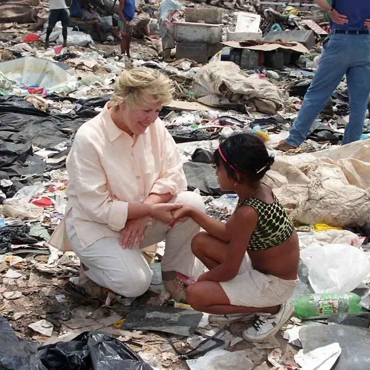 Marie-Luise Marjan im Jahr 2000 in Brasilien.