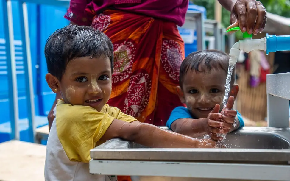 Wie entstehen Erdbeben: UNICEF Hilfe in Myanmar, Wasser und Hygiene