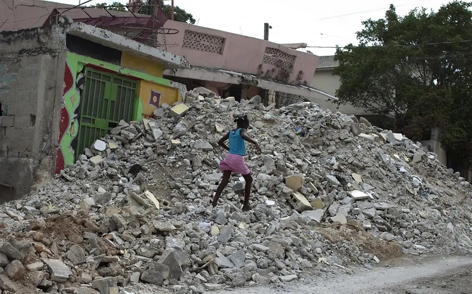 Wie entstehen Erdbeben: Kinder Haiti