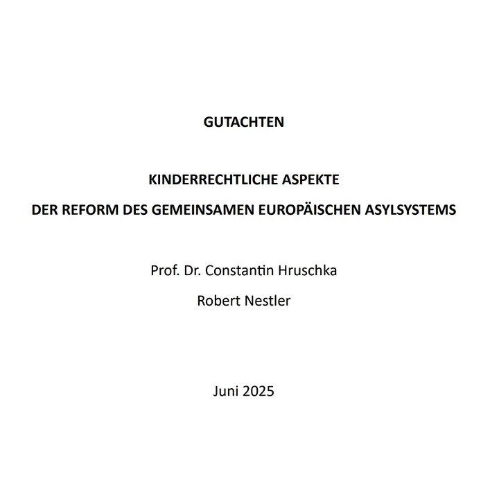 Titelbild des GEAS-Gutachten.