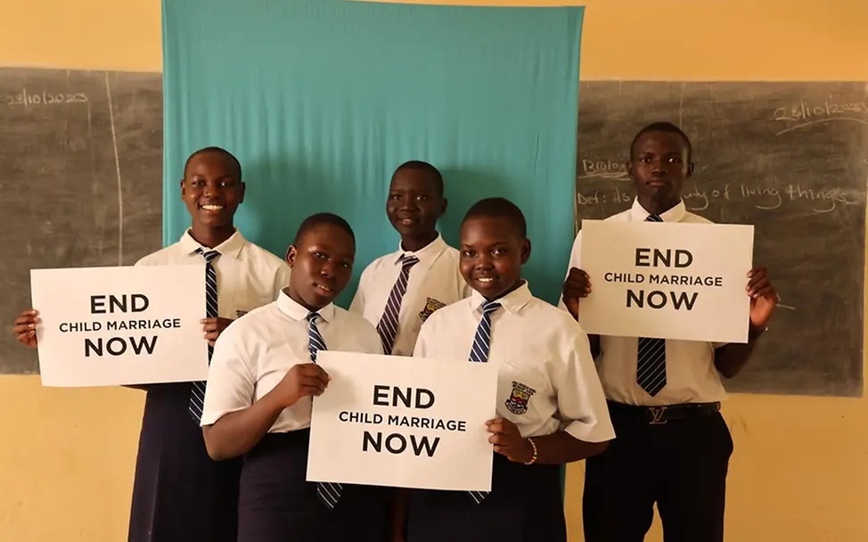 Schüler*innen setzten sich gemeinsam gegen Kinderehe ein. | © UNICEF/Rooftop Productions Kinderehe: Südsudan UNICEF.