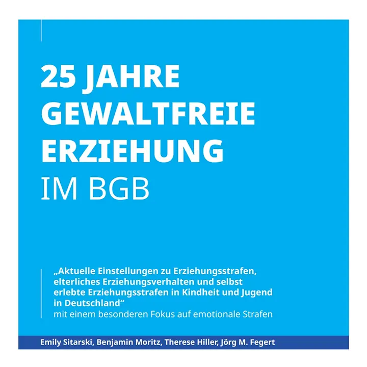 25 Jahre gewaltfreie Erziehung im BGB | © UNICEF Titelbild: 25 Jahre gewaltfreie Erziehung im BGB.