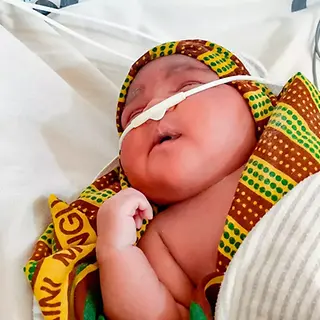 Baby Lilian konnte wieder gesund werden.