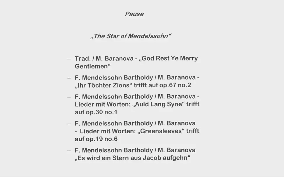 Programm Seite 3 Marina Baranova Benefizkonzert am 27.11.2025