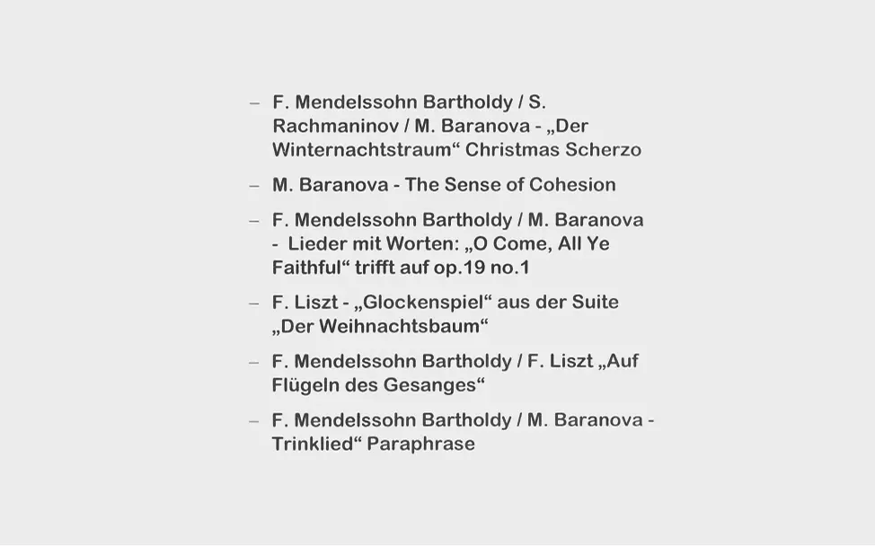 Programm Seite 4 Marina Baranova Benefizkonzert am 27.11.2025