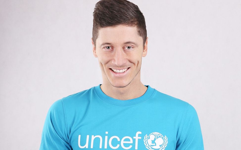 Robert Lewandowski wird UNICEF-Botschafter