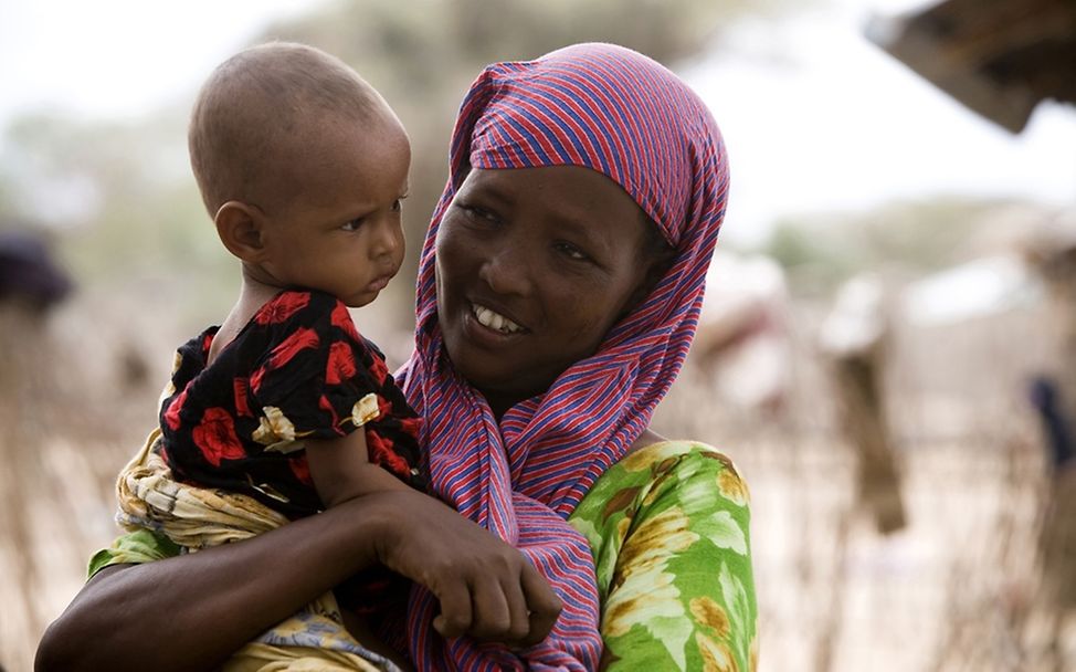 Kinder ab sechs Monaten wurden in Südsomalia gegen Masern geimpft. ©UNICEF