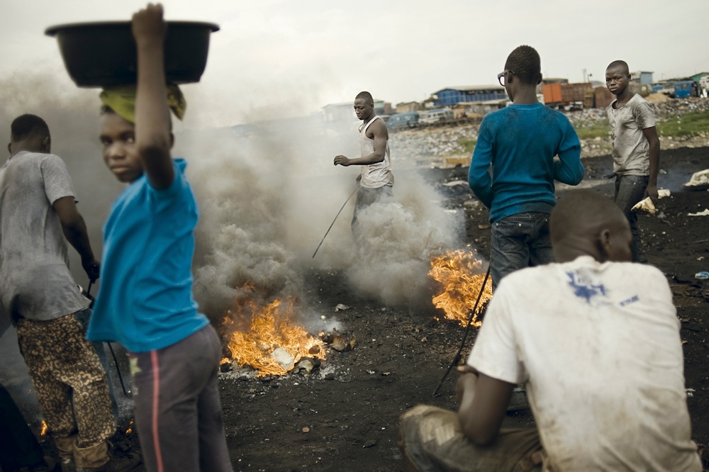 Ghana: Unser Müll in Afrika. © Kai Löffelbein/Student der Fotografie, Hochschule Hannover