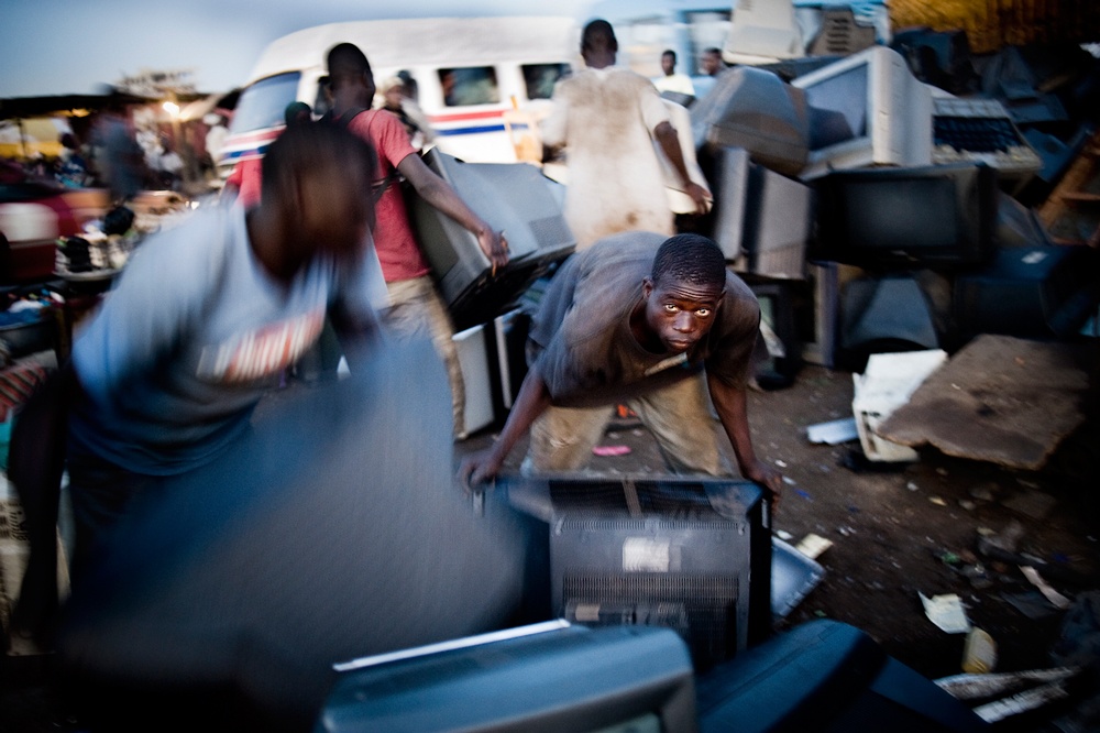 Ghana: Waste export to Africa. | © Kai Löffelbein/University of Applied Sciences and Arts, Hannover