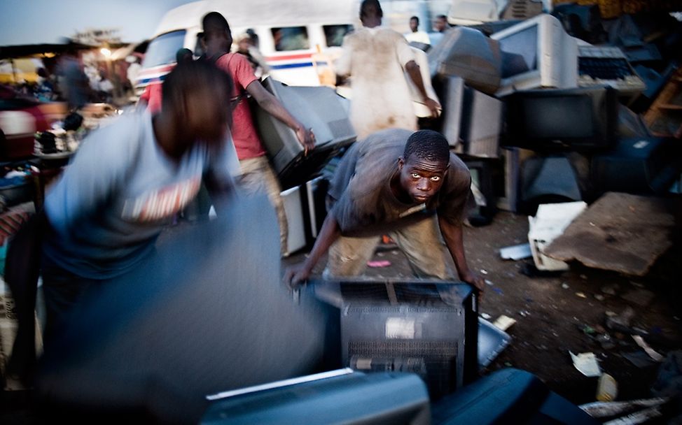 Ghana: Waste export to Africa. | © Kai Löffelbein/University of Applied Sciences and Arts, Hannover