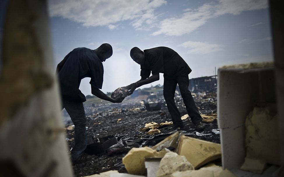 Ghana: Waste export to Africa. | © Kai Löffelbein/University of Applied Sciences and Arts, Hannover