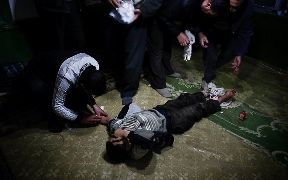 Syria: Children between the lines. © Alessio Romenzi/Agentur Corbis Images