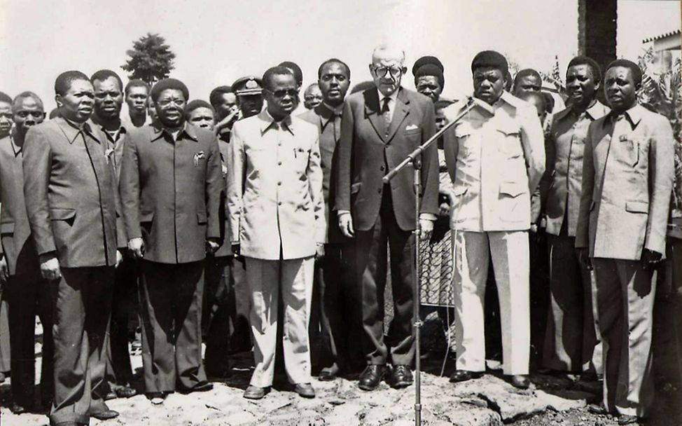 The opening of the children’s medical unit on November, 23rd in 1983. Picture: UNICEF