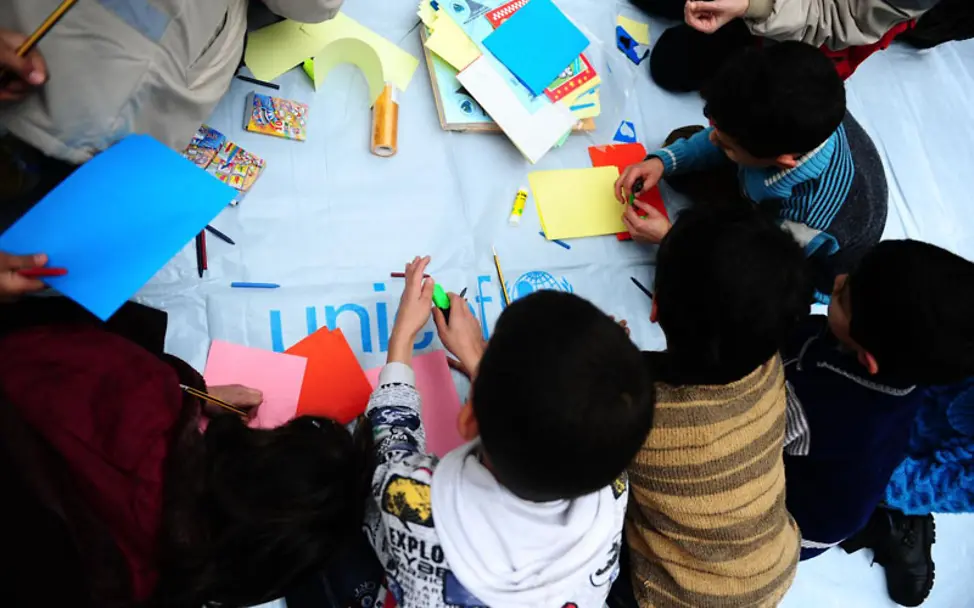 UNICEF hilft mit Netzwerk aus Kinderzentren und Jugendclubs | © UNICEF UNICEF hilft in Syrien mit Kinderzentren und Jugendclubs