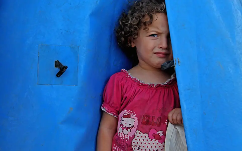 Ein Mädchen in einem Flüchtlingslager in Irak | ©UNICEF/Khuzaie Flüchtlingsmädchen in Irak