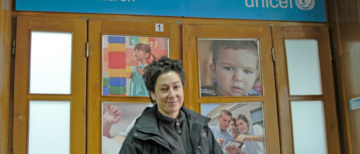 Dunja Hayali in Kosovo.