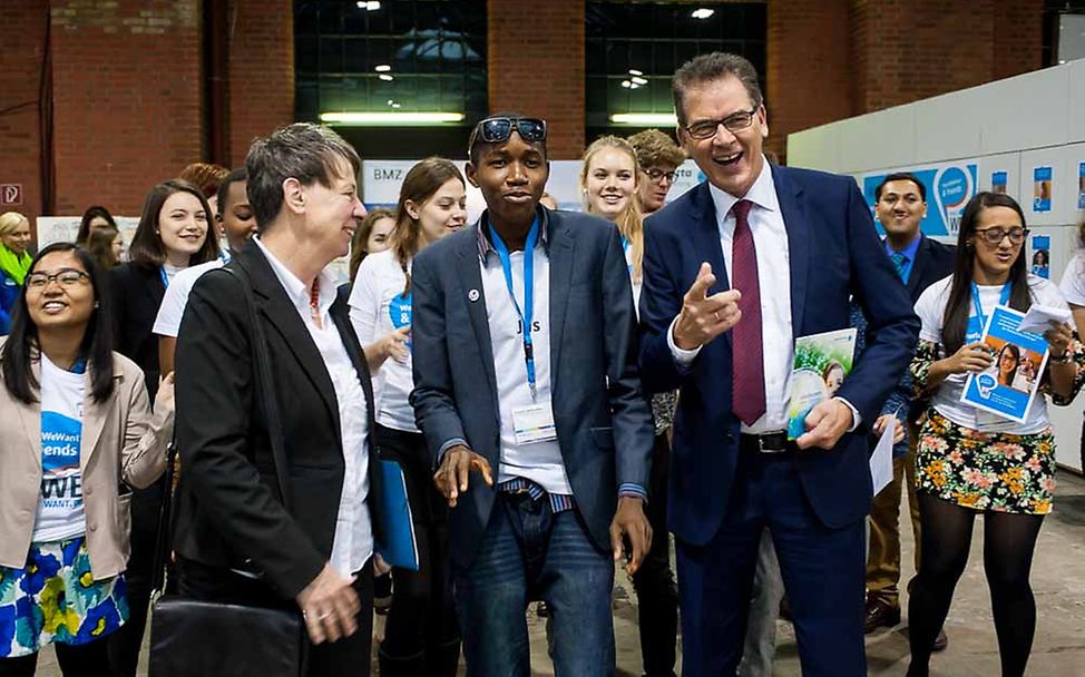 WorldWeWant: In Berlin mit Bundesminister Gerd Müller