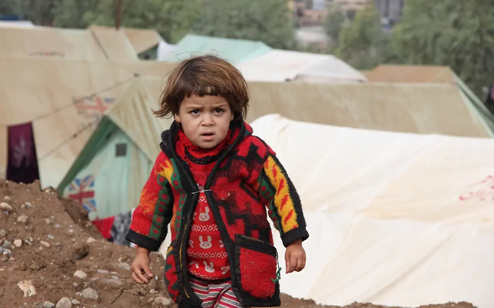 Flüchtlingskind aus Syrien | © UNICEF DT/Manfred Kutsch Syrien: Flüchtlingskinder im Camp