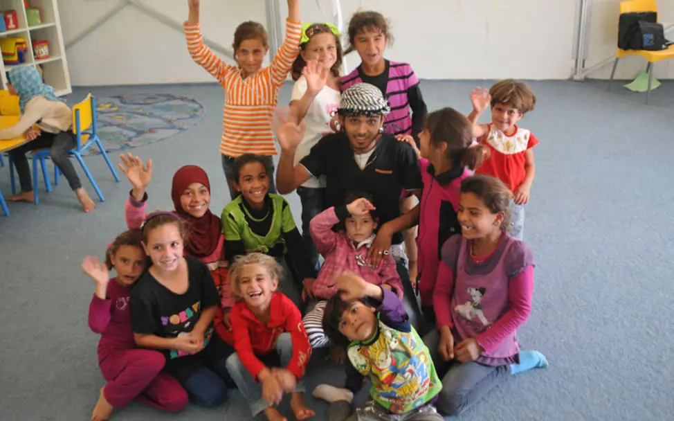 Kinderzentrum im Flüchtlingscamp | © UNICEF DT/Charbonneau Syrische Flüchtlinge: Kinderzentrum im Flüchtlingscamp