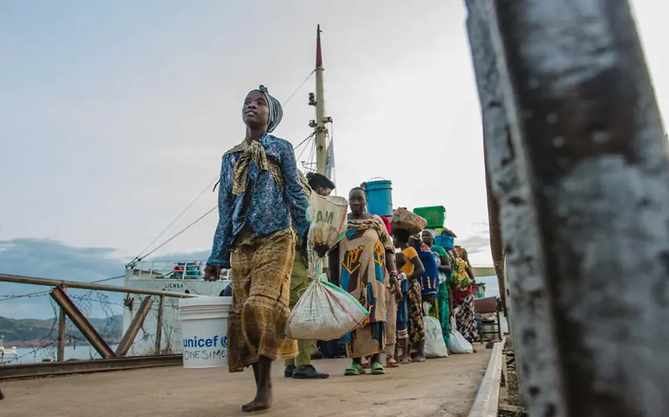 Mädchen bei ihrer Ankunft in Kigoma | © UNICEF/Khangarue Media Burundi Krise: Flucht ins Nachbarland Tansania