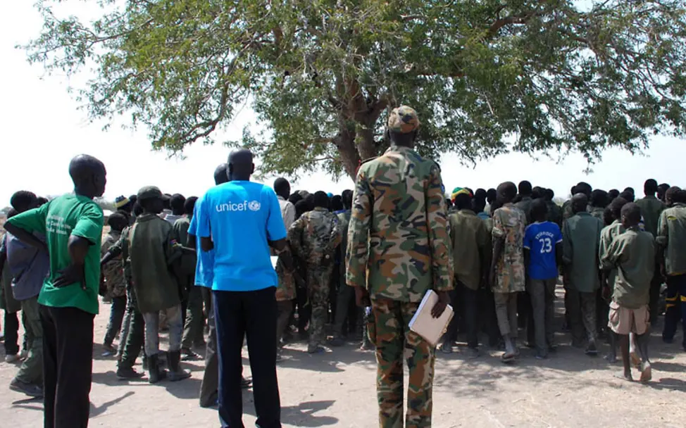 Dank UNICEF konnten Kindersoldaten im Südsudan befreit werden | © UNICEF/Peru Kindersoldaten in Südsudan: Befreiung durch UNICEF und Partner