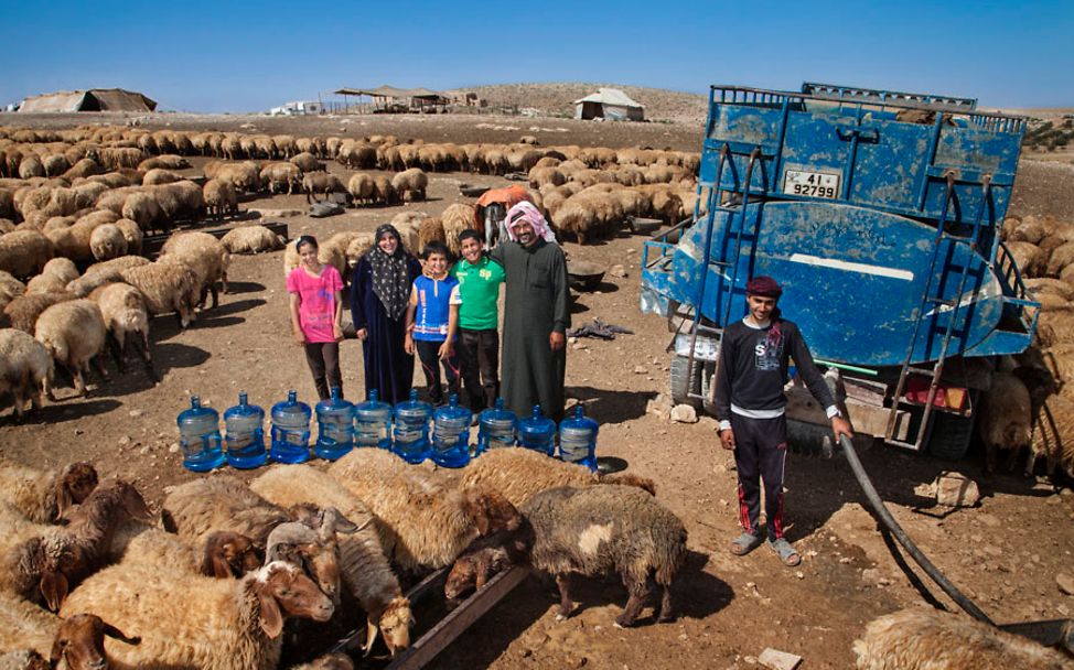 Wasserkonsum in Jordanien