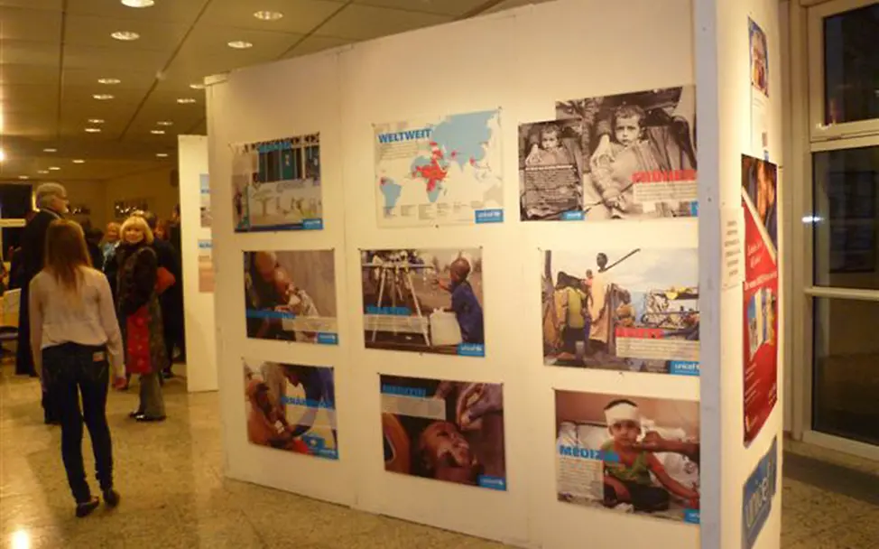 Unicef Infowände