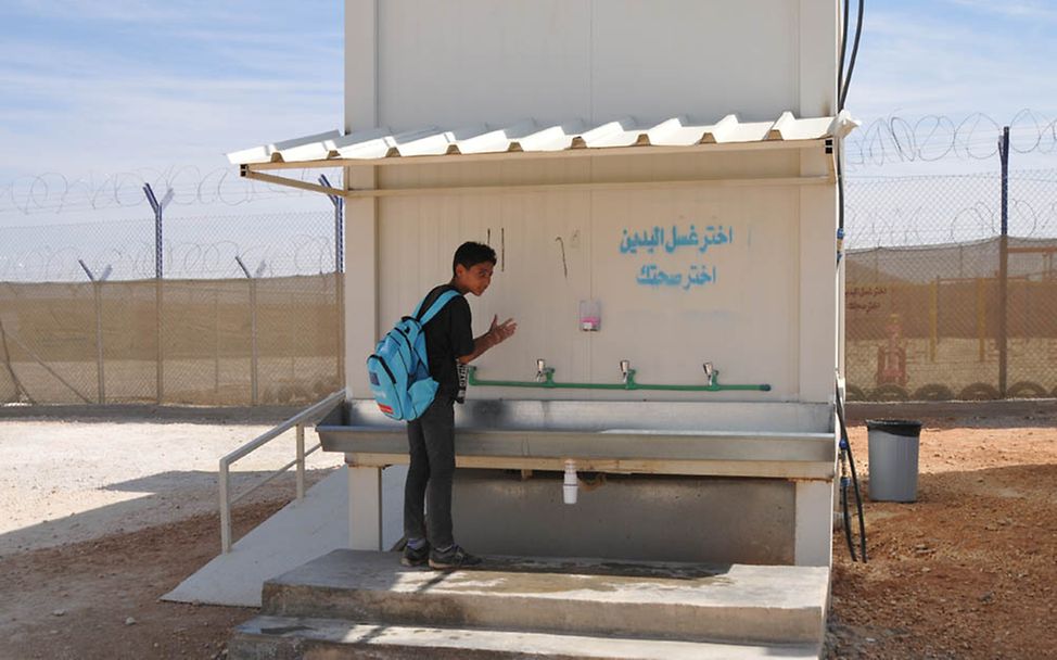 Wasserversorgung auf dem Schulgelände