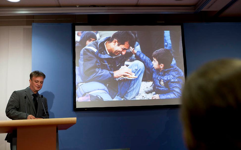 Preisverleihung UNICEF-Foto des Jahres 2015 in Berlin